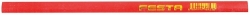 Tužka tesařská červený lak  250mm