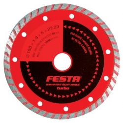 Kotouč diamantový FESTA - turbo Velikost - průměr ø 150 mm