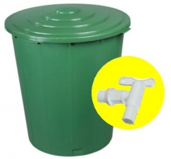 Nádoba na vodu 300L s víkem + ventil